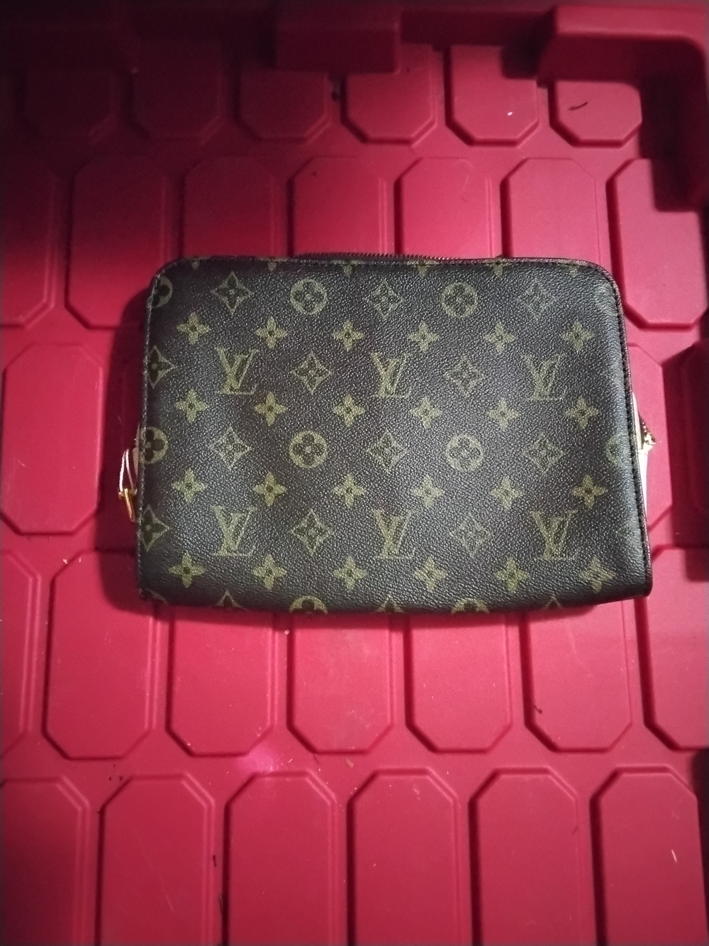Louis Vuitton Monogram Canvas Zip Pouch - Brown